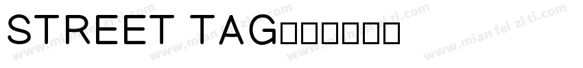 STREET TAG字体转换